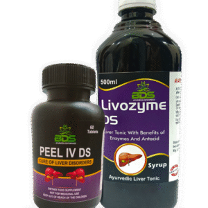 BDS PEEL IV DS + Free Livozyme DS Ayurvedic Liver Tonic (Cure of Liver Disorders)