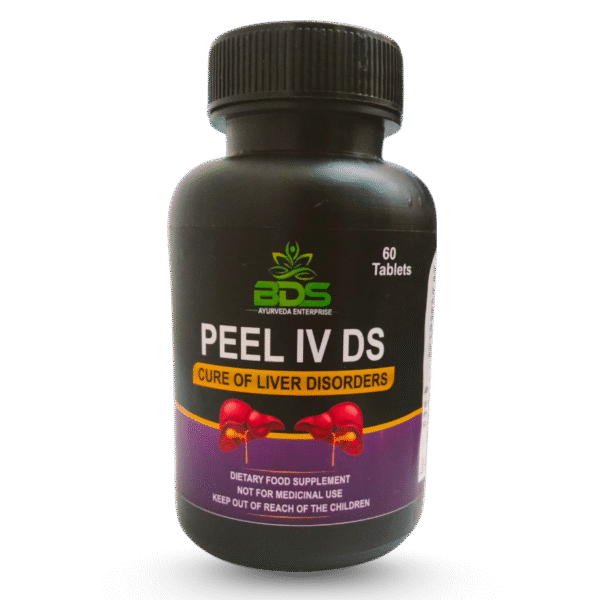BDS PEEL IV DS – Ayurvedic Tablets for Liver Care (60 Tablets)